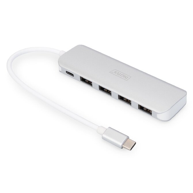 DIGITUS  Rozbočovač USB Type-C ™ 4 (USB 3.0) + PD