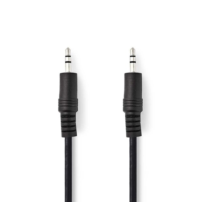 Nedis CAGB22000BK20 - Stereofonní Audio Kabel | 3,5mm Zástrčka - 3,5mm Zástrčka | 2 m | Černá barva