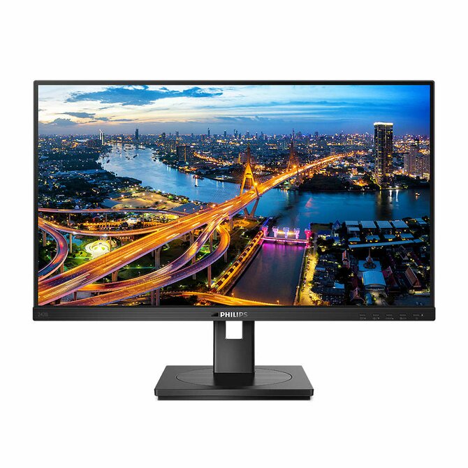 Philips LCD 242B1 23,8" IPS/1920x1080@75Hz/4ms/250cd/VGA/DVI/HDMI/DP/4xUSB/Repro/Pivot/HAS/VESA