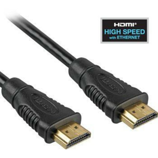 PremiumCord HDMI High Speed + Ethernet kabel, zlacené konektory, 7m 