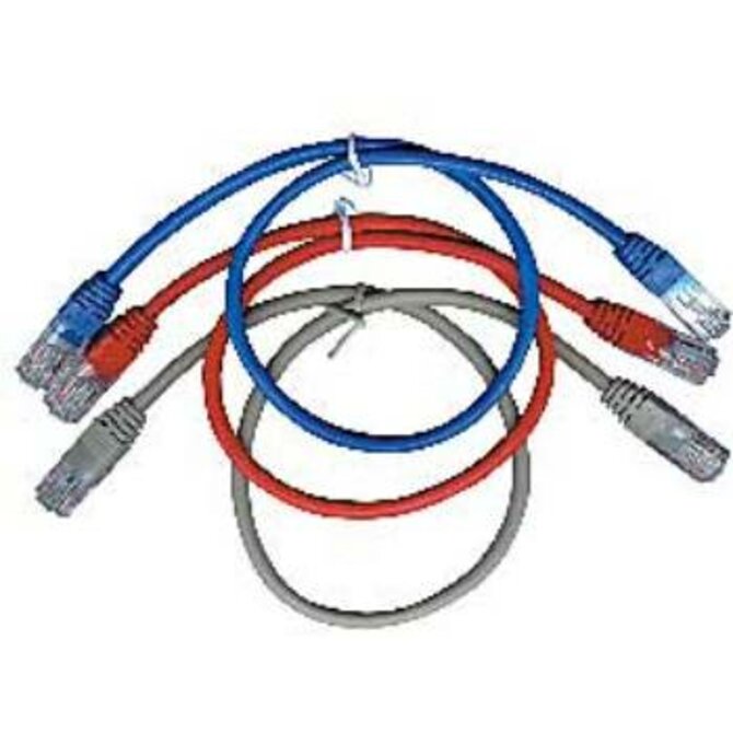 C-TECH Kabel patchcord Cat5e, UTP, šedý, 1m