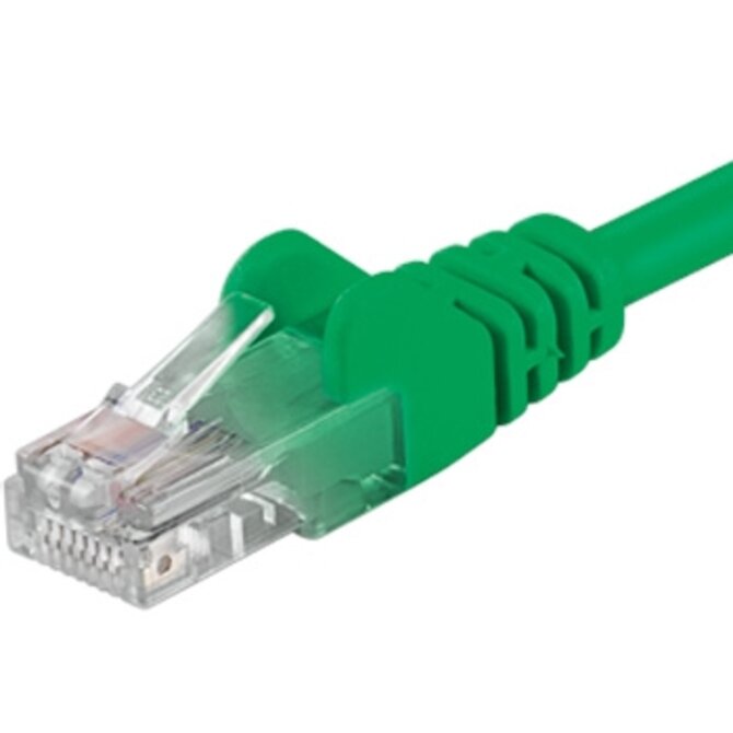 Premiumcord Patch kabel CAT6a S-FTP, RJ45-RJ45, AWG 26/7 3m zelený