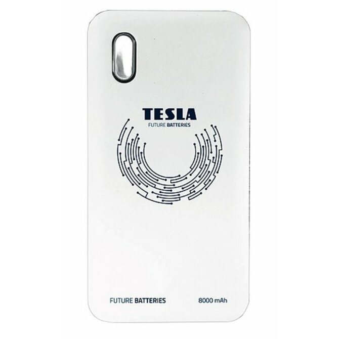 Tesla QI 10 Wireless White, powerbanka 8000 mAh