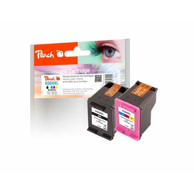 PEACH kompatibilní cartridge HP No 304XL MultiPack, black, color