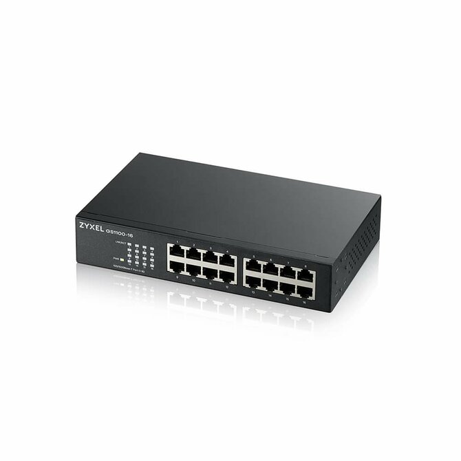 Zyxel GS1100-16  16 port Gigabit Unmanaged Switch v3