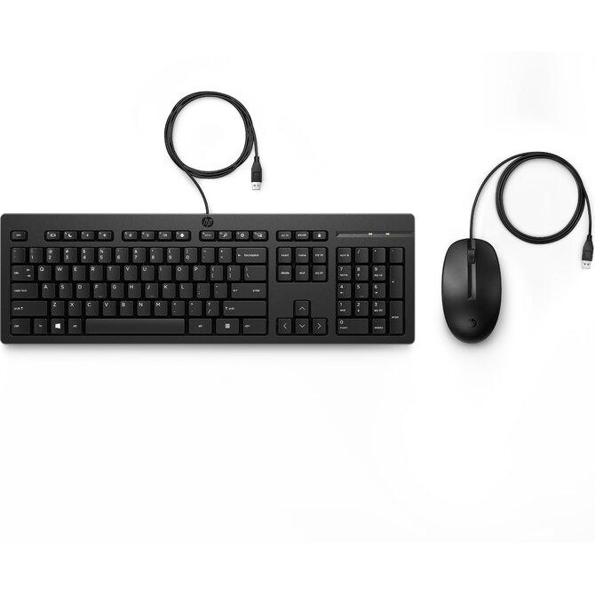 HP 225 Wired Mouse and Keyboard Combo - SK lokalizace