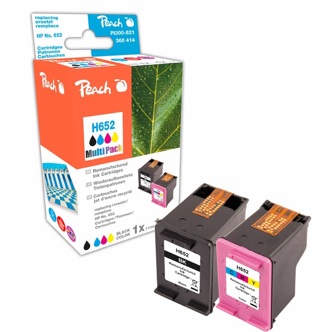 PEACH kompatibilní cartridge HP No 652 MultiPack Plus