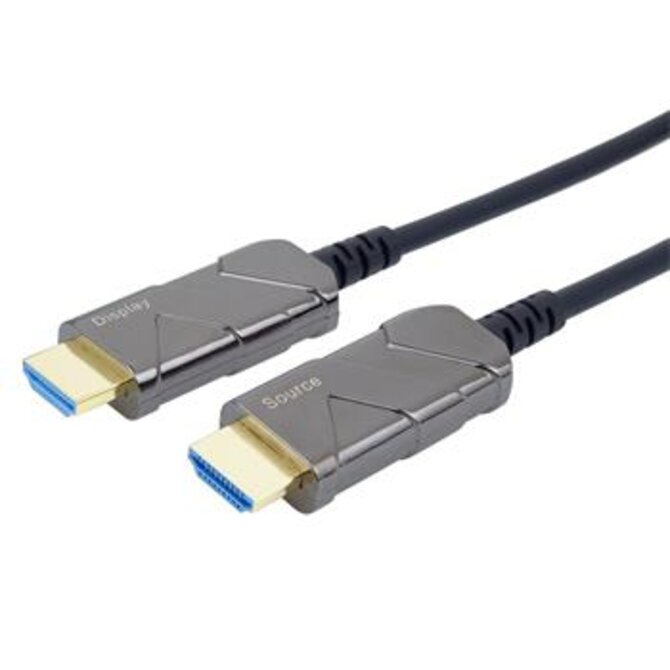 PremiumCord Ultra High Speed HDMI 2.1 optický fiber kabel 8K@60Hz,zlacené 25m