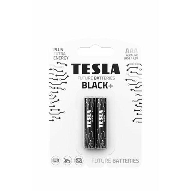 Tesla AAA BLACK+ alkalická, 2 ks