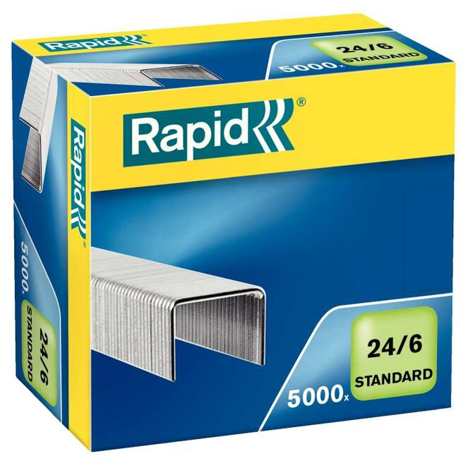 Rapid drátky Standard 24/6, 5000 ks