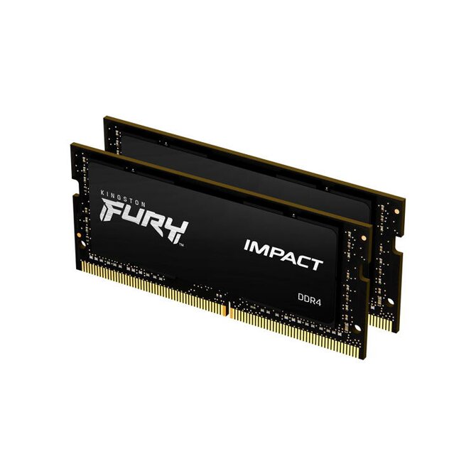 KINGSTON 16GB 3200MHz DDR4 CL20 SODIMM (Kit of 2) FURY Impact