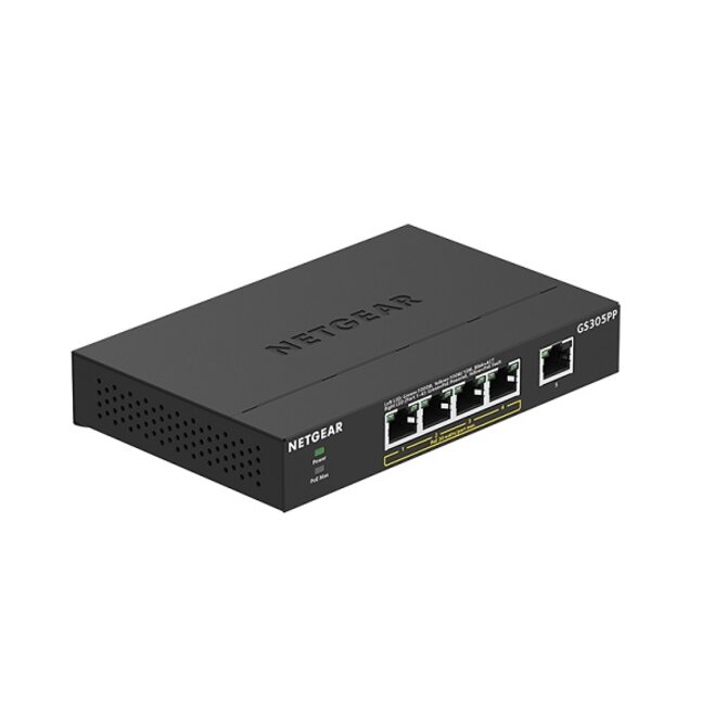 Netgear 5PT POE/POE+ GIGE UNMANAGED SWITCH