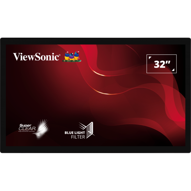 Viewsonic TD3207 32" dotykový VA/1920x1080/3000:1/450cd/HDMI/DP/USB/RS232/Repro/VESA