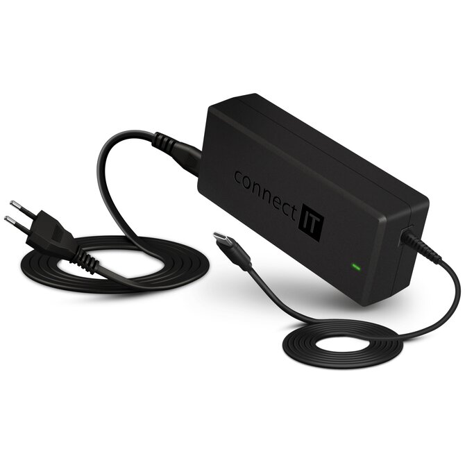 CONNECT IT MacPower univerzální notebookový adaptér USB-C, PD 65 W