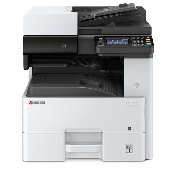 Kyocera ECOSYS M4125idn A3 černobílá MFP / 25ppm A4/ 12ppm A3/ 1200x 1200 dpi/ 1 GB/ Duplex/ RADF / USB/ LAN