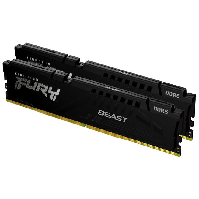 KINGSTON 64GB 5200MT/s DDR5 CL40 DIMM (Kit of 2) FURY Beast Black XMP