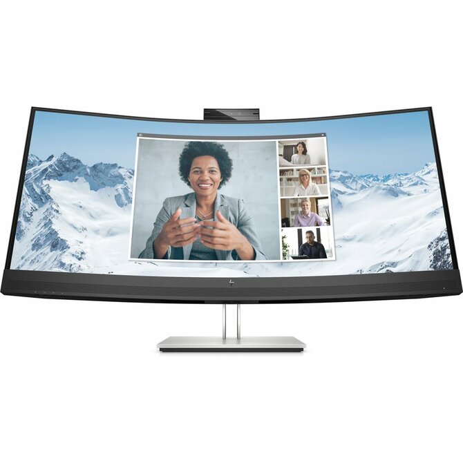 HP LCD E34m G4 Curved Conferencing Monitor 34",3440x1440,IPS w/LED,400,3000:1, 5ms,DP 1.2,HDMI, 4xUSB3,USB-C,webcam,RJ45