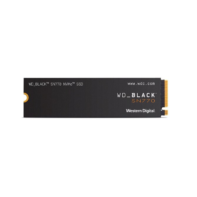 WD BLACK SSD NVMe 1TB PCIe SN 770, Gen4 8 Gb/s, (R:5150, W:4900MB/s)