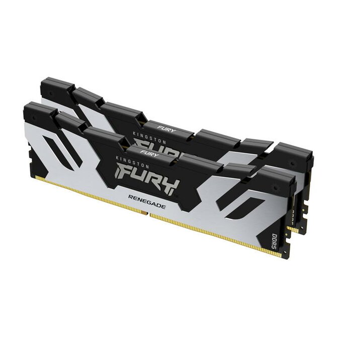 KINGSTON 32GB 6000MT/s DDR5 CL32 DIMM (Kit of 2) FURY Renegade Silver