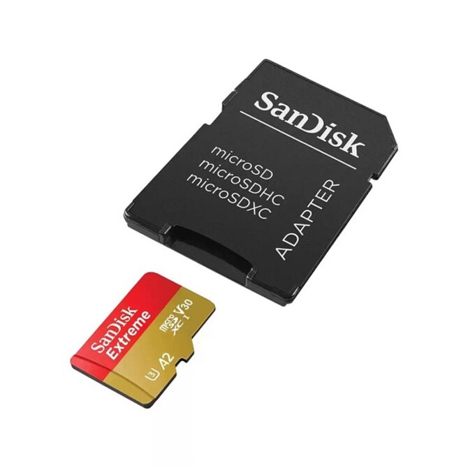 SanDisk Extreme microSDXC 256GB 190MB/s + adaptér