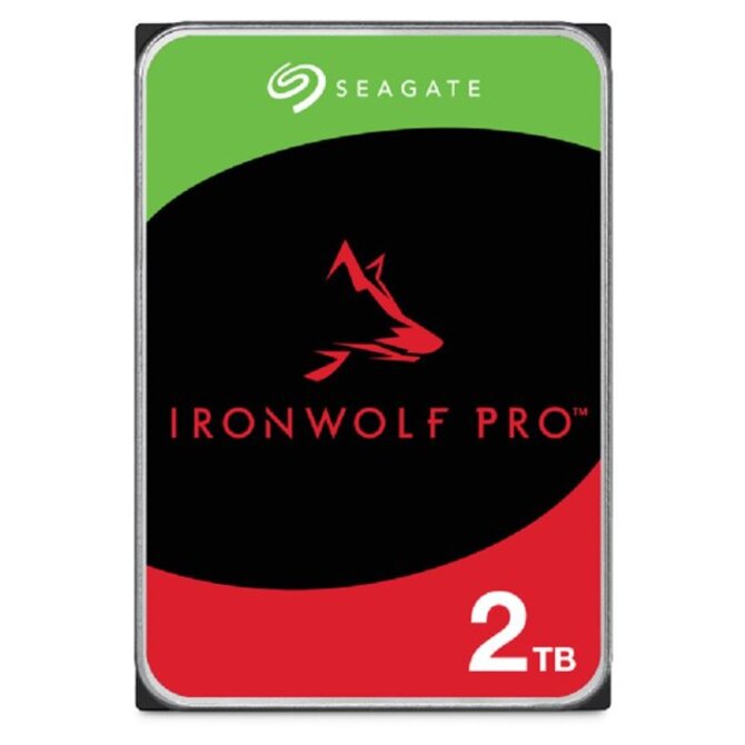 Seagate IronWolf PRO, NAS HDD, 2TB, 3.5", SATAIII, 256MB cache, 7.200RPM