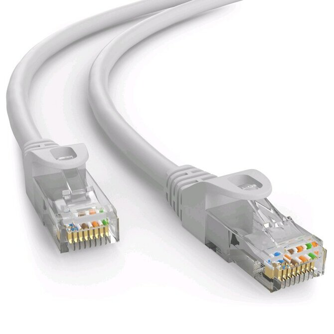 C-TECH Kabel patchcord Cat6e, UTP, šedý, 0,5m