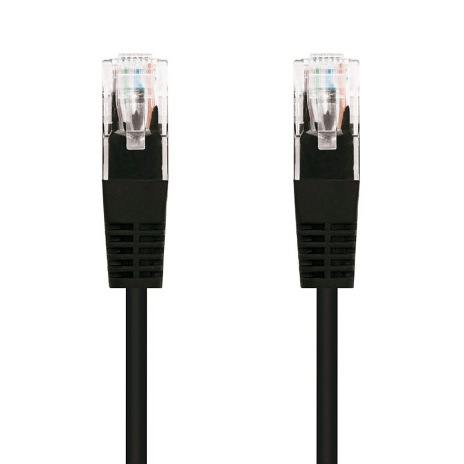 C-TECH Kabel patchcord Cat5e, UTP, černý, 1m