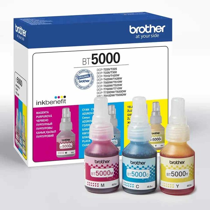 BT-5000CLVAL (inkoust multipack cyan / magenta / yellow, 5 000 str.@ 5%  draft)