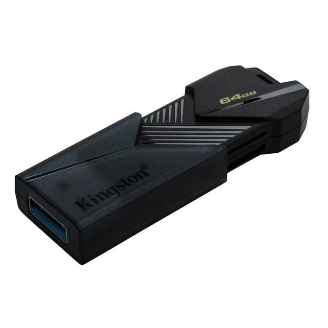 KINGSTON 64GB Portable USB 3.2 Gen 1 DataTraveler Exodia Onyx