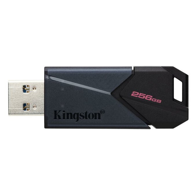 KINGSTON 256GB Portable USB 3.2 Gen 1 DataTraveler Exodia Onyx