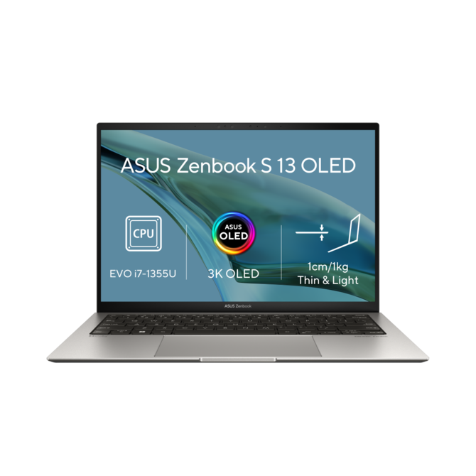 ASUS Zenbook S 13 OLED -  i7-1355U/16GB/1TB SSD/13,3"/2,8K/16:10/OLED/2y PUR/Windows 11 Home/šedá