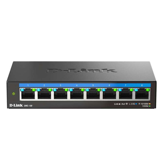 D-Link DMS-108/E 8-port Multi-Gigabit Unmanaged Switch