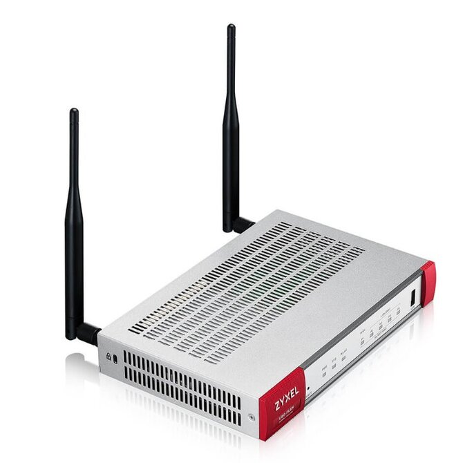 Zyxel USG FLEX 50AX Series, 10/100/1000, 1*WAN, 4*LAN/DMZ ports, WiFi 6 AX1800, 1*USB (device only)