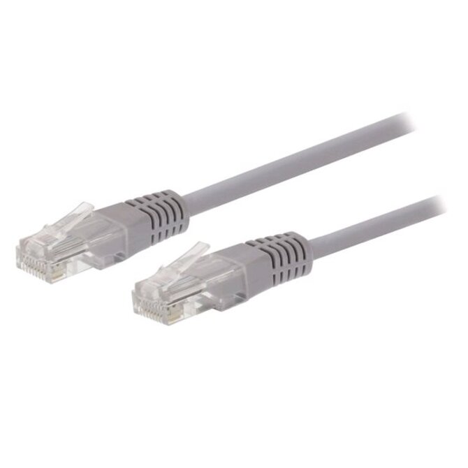 C-TECH Kabel patchcord Cat5e, UTP, šedý, 40m