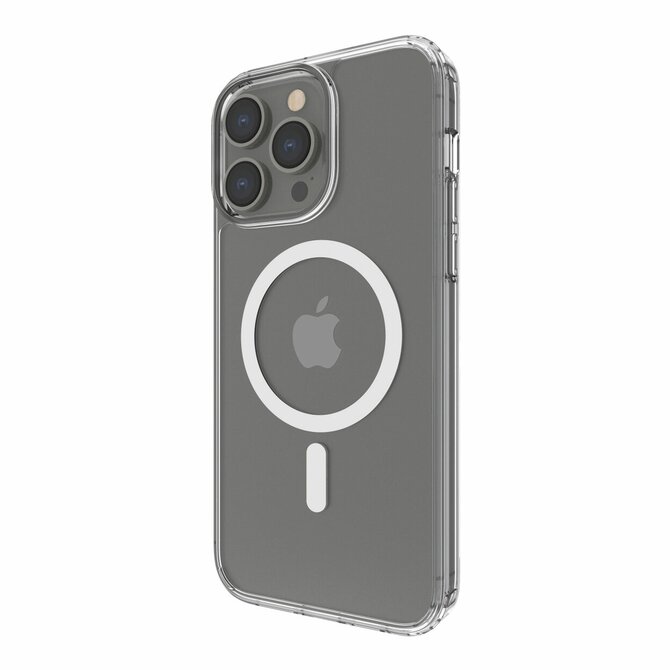 Belkin ochranné pouzdro SheerForce Magnetic Anti-Microbial Protective Case for iPhone 14 Pro Max - průhledný