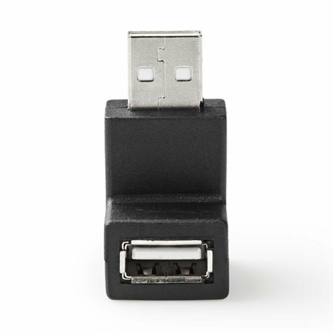 Nedis CCGB60930BK - USB 2.0 Adaptér | USB-A Zástrčka | USB-A Zásuvka | Černá barva