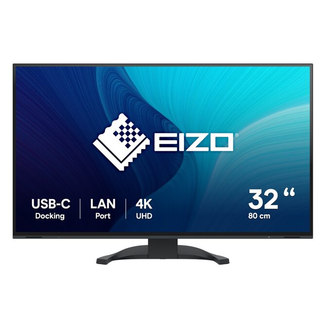 EIZO 31,5" EV3240X-BK, IPS, 3840 x 2160 (4K UHD), 350 cd/m2, 2000:1, 5ms, USB-C, DP, 2x HDMI, černý