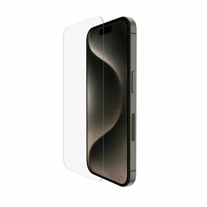 Belkin SCREENFORCE™ UltraGlass2 Anti-Microbial ochranné sklo pro iPhone 15 Pro