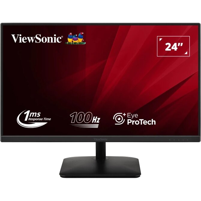 Viewsonic VA2408-MHDB FullHD IPS 1920x1080/100Hz/250cd/1ms/HDMI/DP/VGA/VESA/Repro