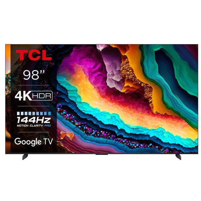 TCL 98P743 SMART TV 98" LED/4K UHD/Direct LED/144Hz/4xHDMI/2xUSB/LAN/GoogleTV