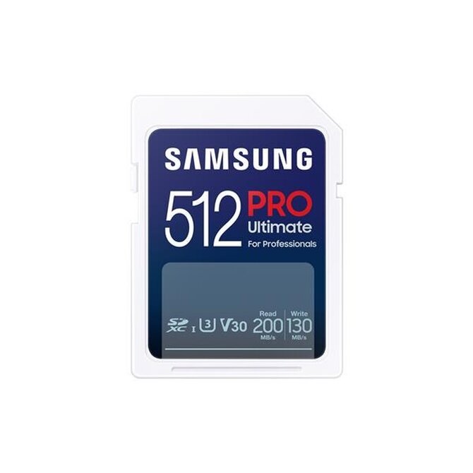 Samsung SDXC PRO ULTIMATE/SDXC/512GB/200MBps/UHS-I U3,V30