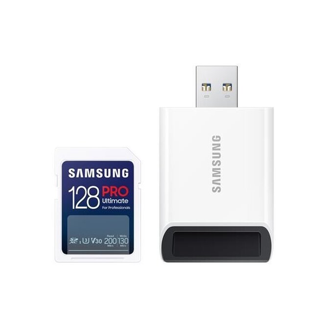 Samsung SDXC PRO ULTIMATE/SDXC/128GB/200MBps/UHS-I U3,V30+Adaptér