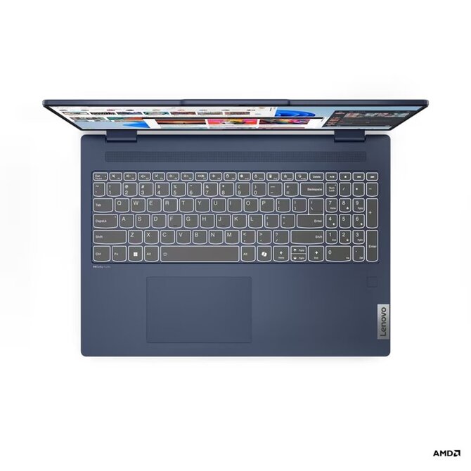 Lenovo IdeaPad 5 2-in-1 16AHP9   Ryzen 7 8845HS/16GB/SSD 1TB/16"/2K/OLED/400nitů/60Hz/touch/Pero/FPR/WIN11 Home/modrá