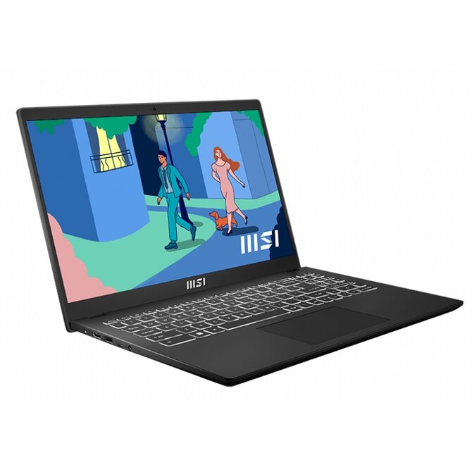 MSI Modern 15 B12M-427CZ/i5-1235U/16GB/512GB SSD/15.6" FHD IPS/Win11 home/černá