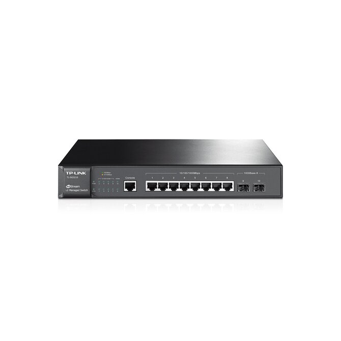 TP-Link TL-SG3210 8portový gigabitový řízený switch L2 Lite JetStream™ se 2 sloty SFP, OMADA SDN