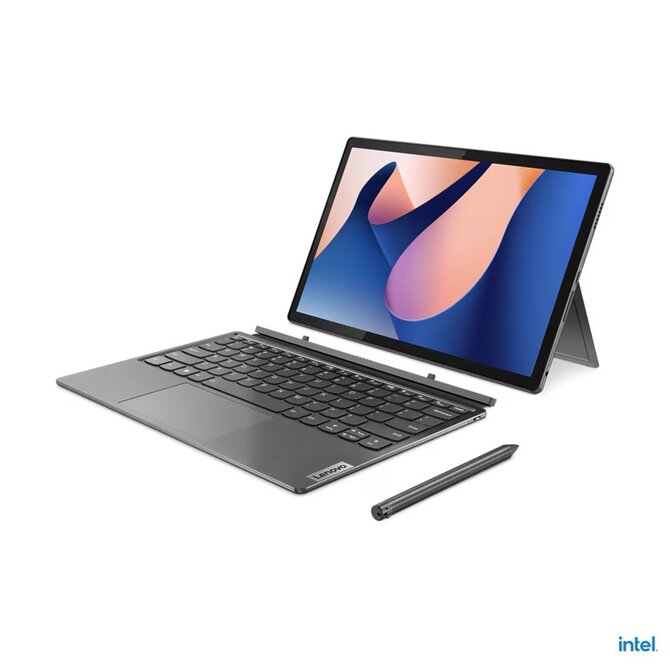 Lenovo IdeaPad DUET 5   i3-1315U/8GB/SSD 256GB/12,4"/2,5K/LTPS/TOUCH/500nitů/WIFI/KBRD/Pero/2x kamera/WIN11 Home/šedá