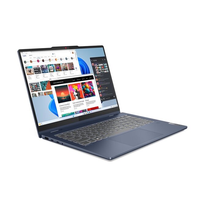 Lenovo IdeaPad 5 2-in-1 14IRH9 Core i5-13420H/16GB/SSD 512GB/14"/WUXGA/OLED/400nitů/60Hz/touch/Pero/bez OS/modrá