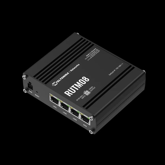 Teltonika INDUSTRIAL WIRED ROUTER - RUTM08