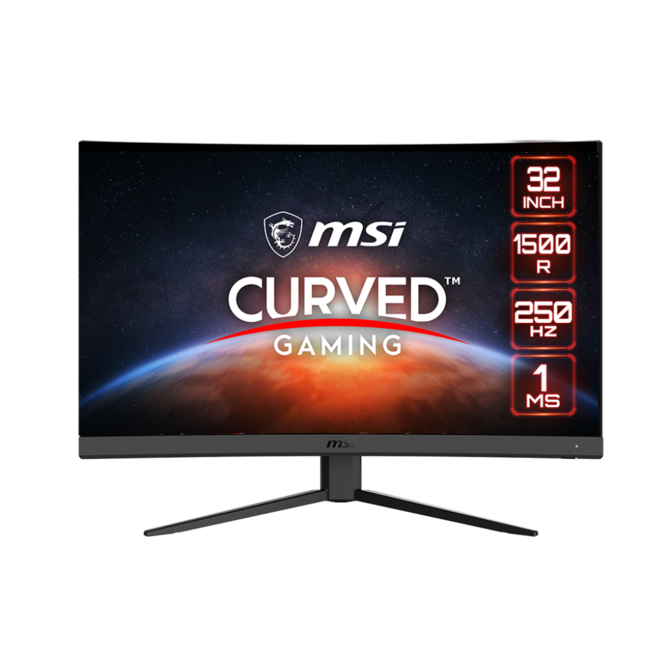 MSI Gaming monitor G32C4X, 31.5" VA zakřivený /1920 x 1080 FHD/250Hz/1ms/2xHDMI/DP