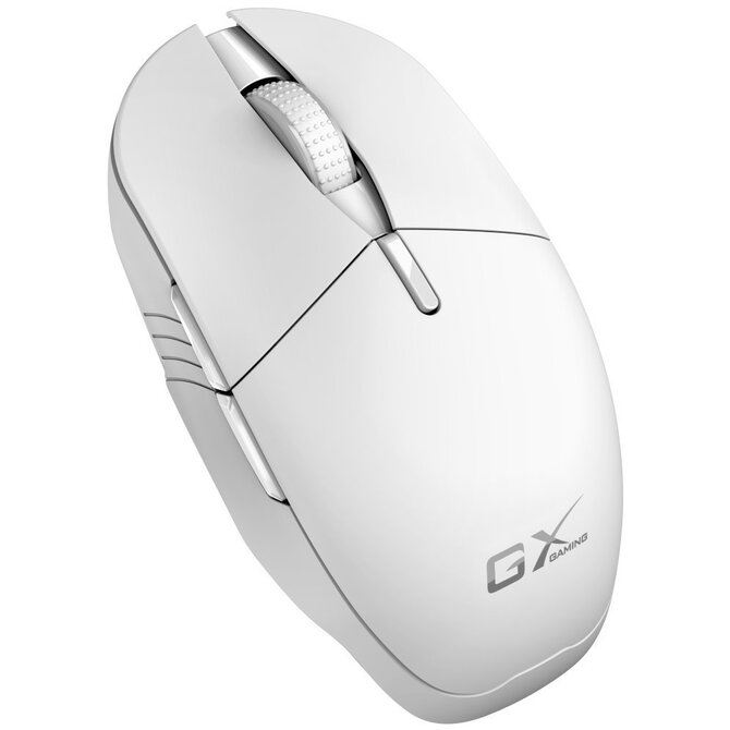 Genius GX GAMING Scorpion M8250 AI, Myš, bezdrátová, optická, 3200DPI, 6 tlačítek, BT, 2,4GHz, USB-C, 7 barev pods.,Copilot, bílá